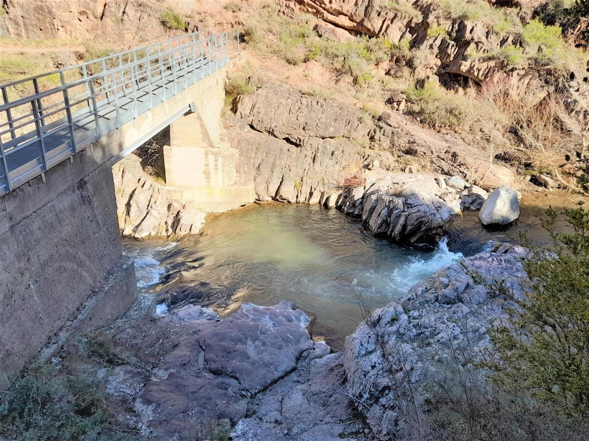 Casas de trevijano Cañon del rio leza jardin y barbacoa Soto en Cameros Exterior foto